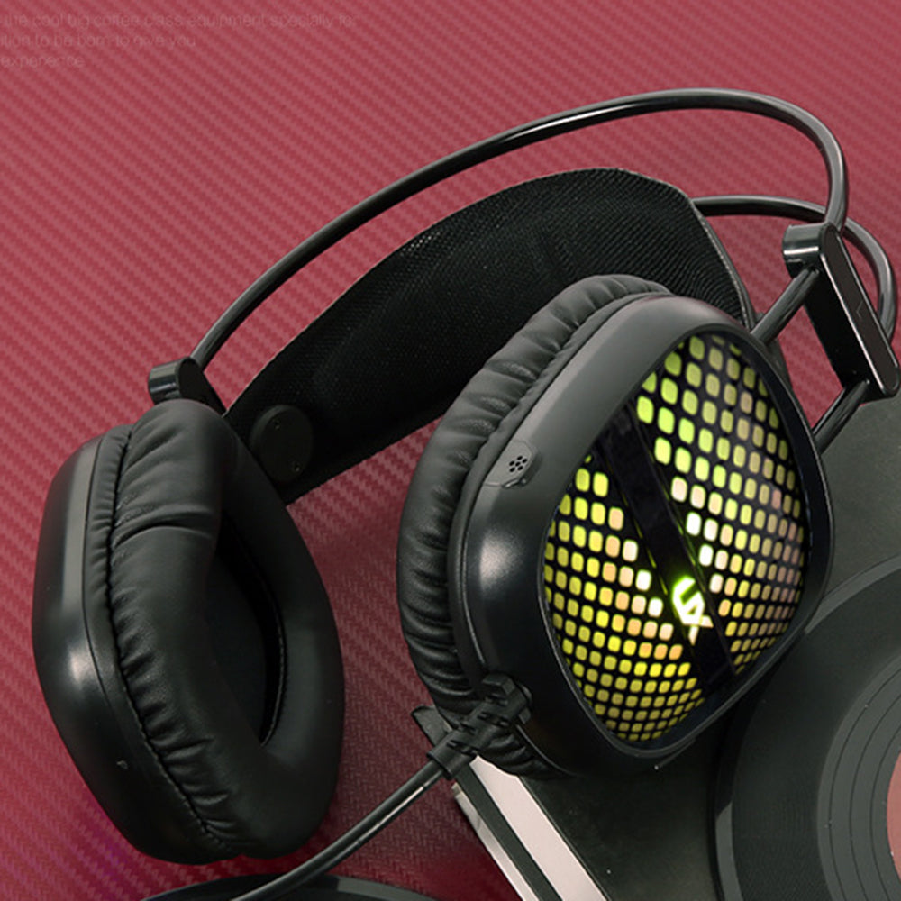 UX A2 Wired Gaming Headset Bass-Heavy Over-Ear Headphone with Mic for Laptop PC UX A2 Wired Gaming Headset Bass-Heavy Over-Ear Headphone with Mic for Laptop PC